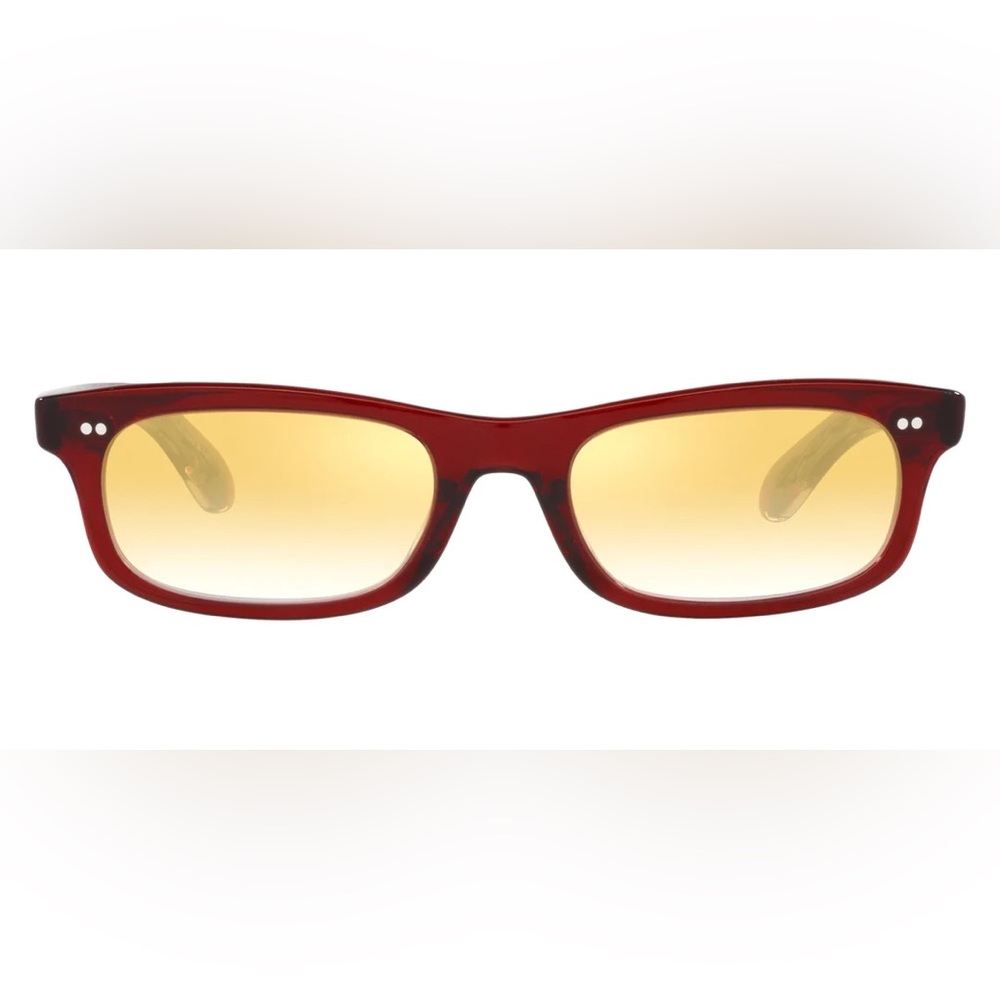 NIB Oliver Peoples® Fai Sunglasses in Red Traslucent